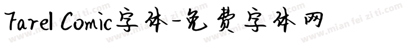 Farel Comic字体字体转换